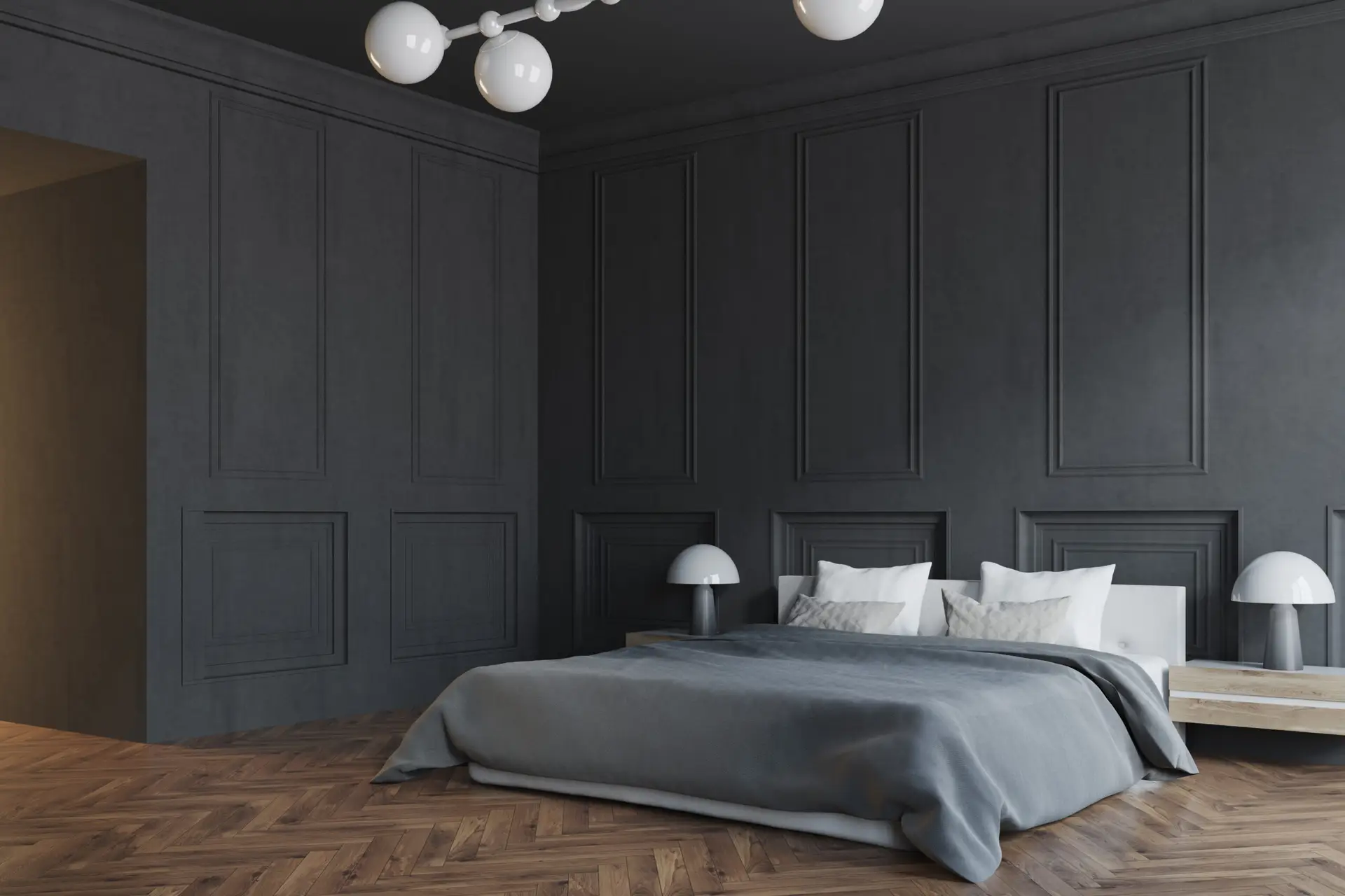 Black Bedroom Paint Colors