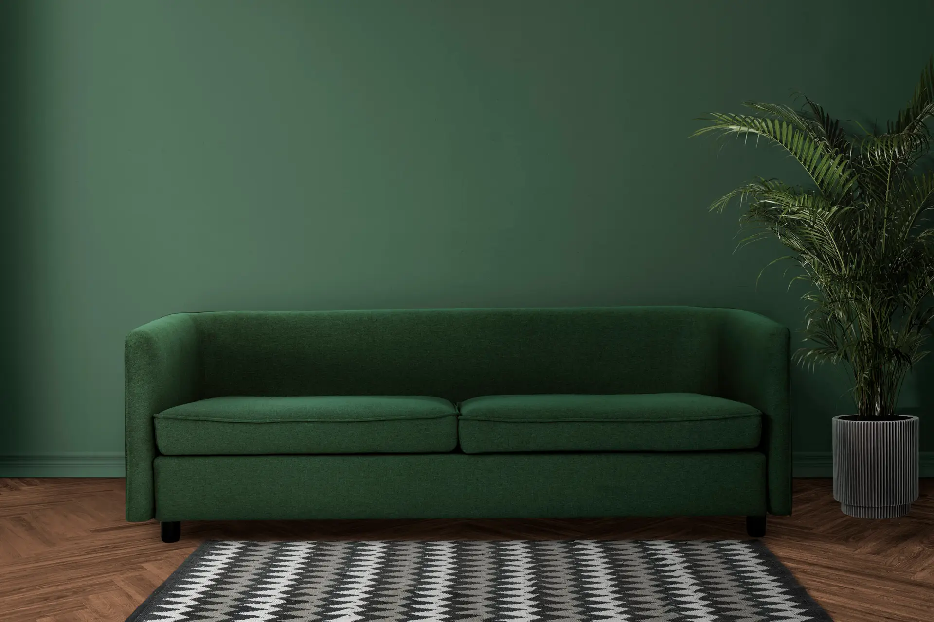 Dark Green Interior Paint