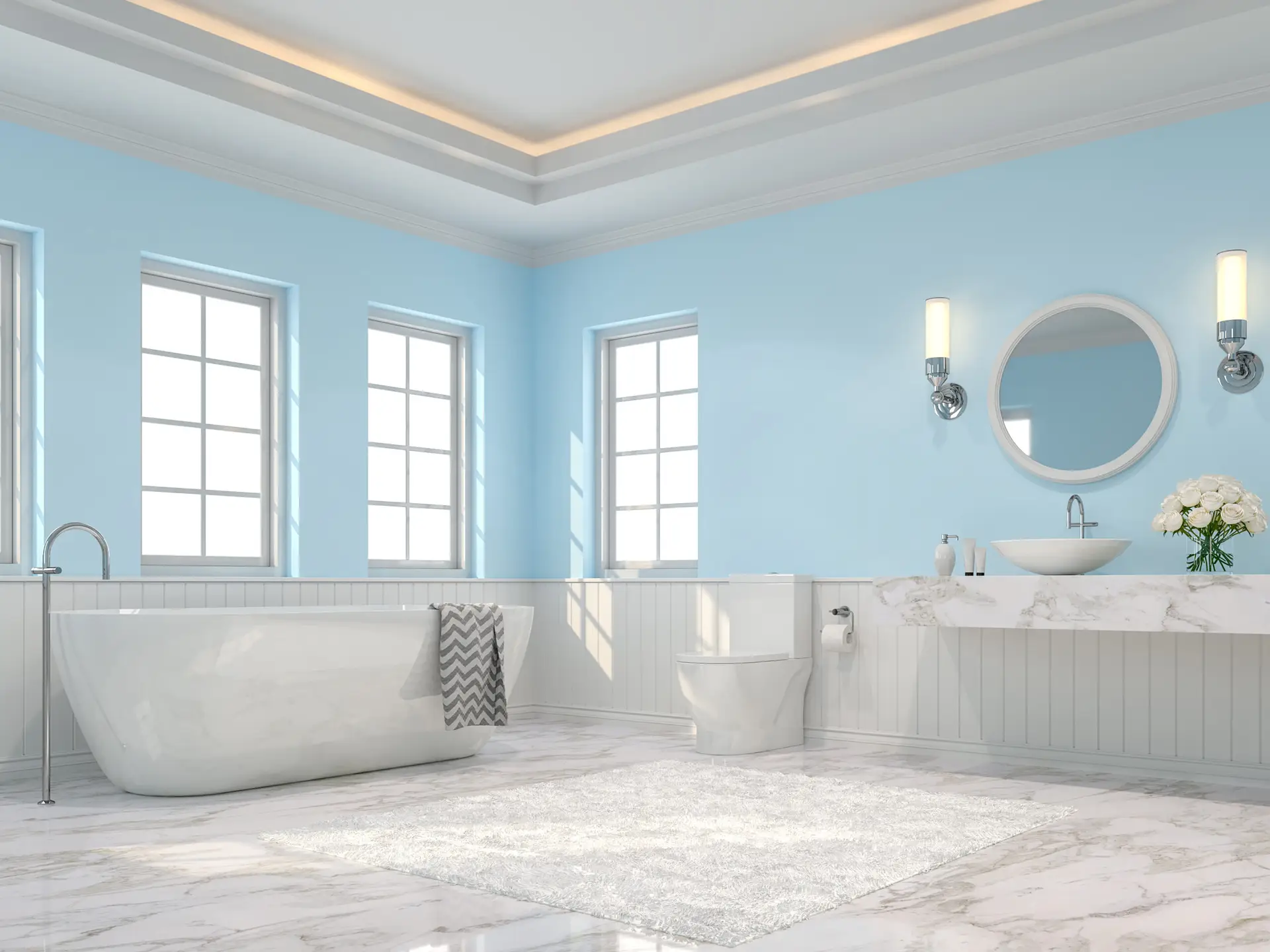 Light Blue Bathroom Paint Colors