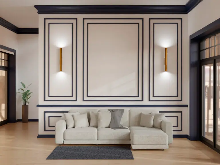 Two-Tone Painting Wainscoting