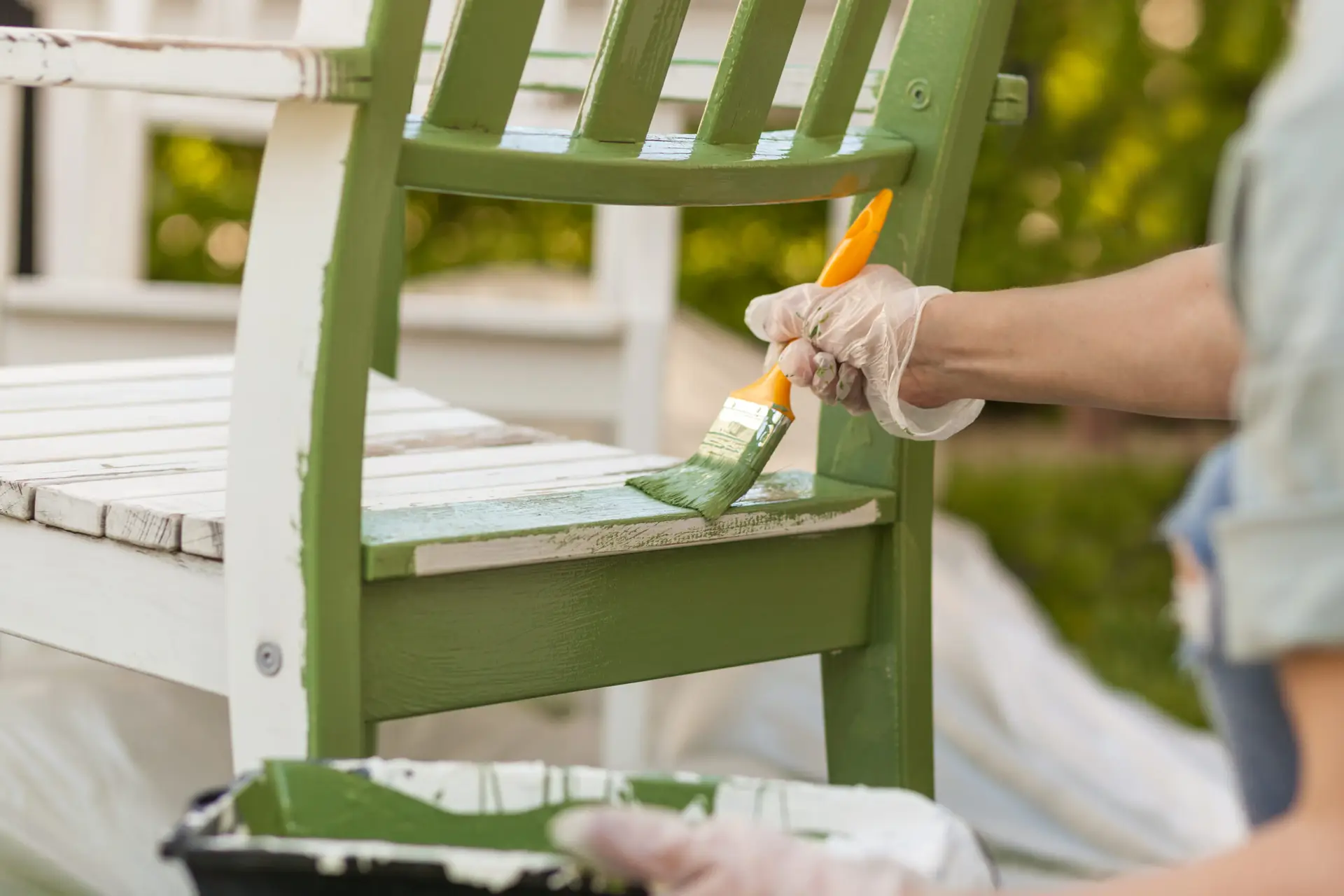 Painted Wooden Chairs